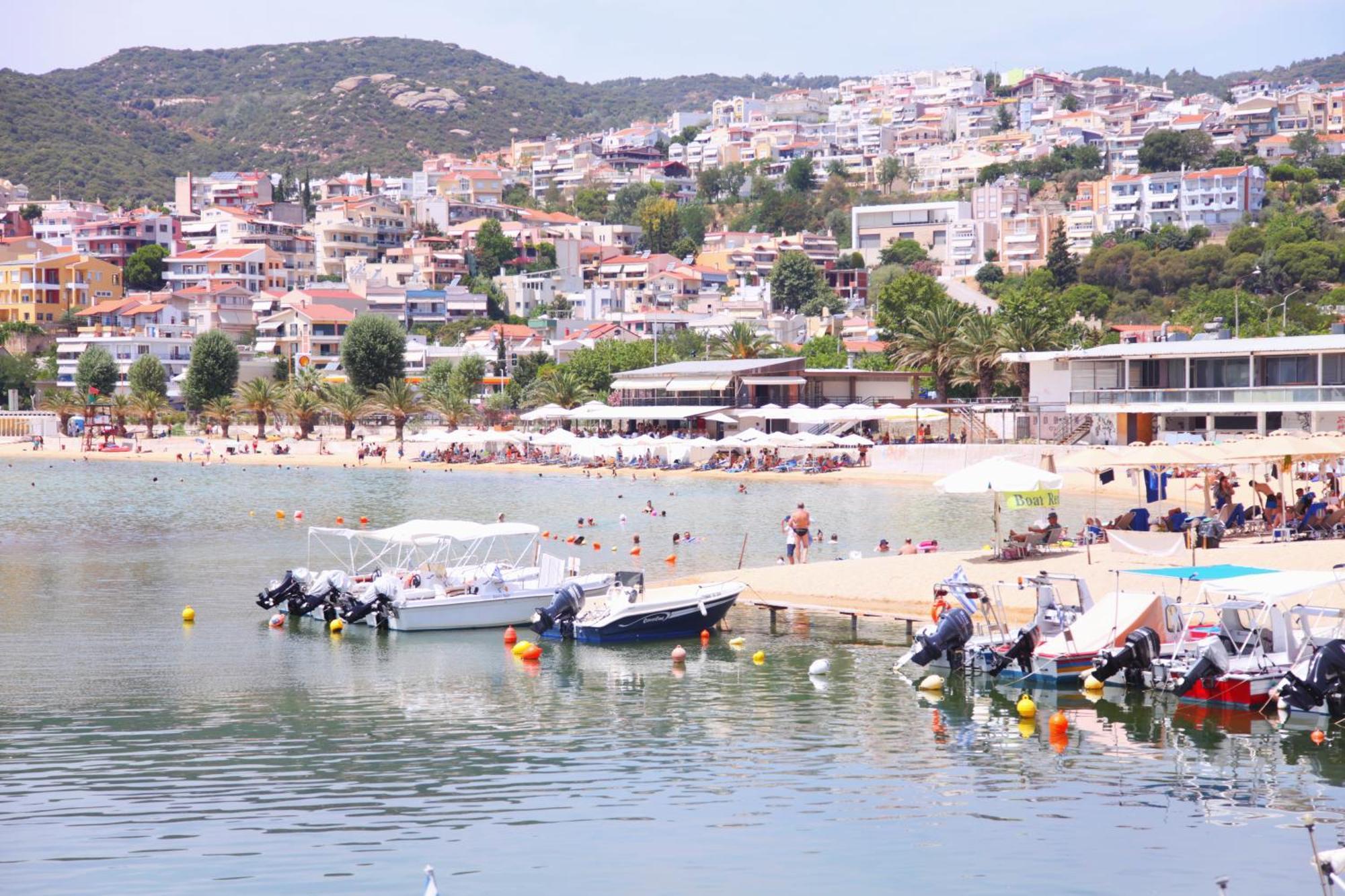 Sea Front Retreat Villa Kavala Bagian luar foto